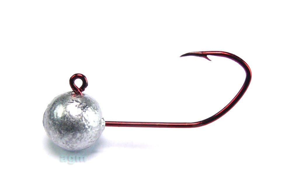 Agm Finesse Sickle Jig Head 3G - Size 4 Red (5Pcs)
