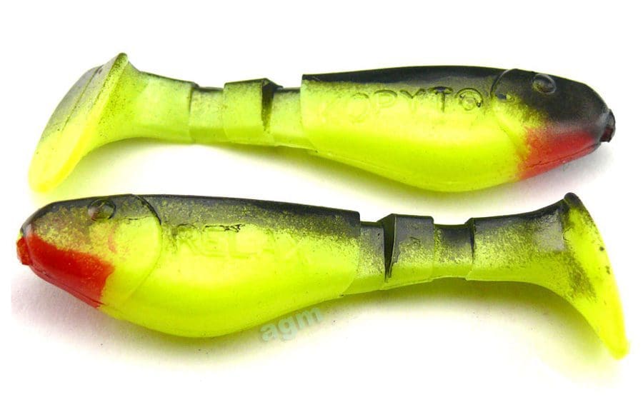 Relax 2&Quot; Kopyto Shad - Silk Chartreuse/Black Back (3Pcs)