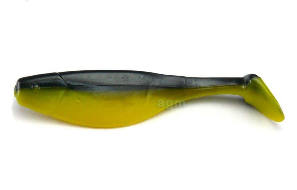 Big Bite 2.75&Quot; Shad - Black/Yellow (6Pcs)