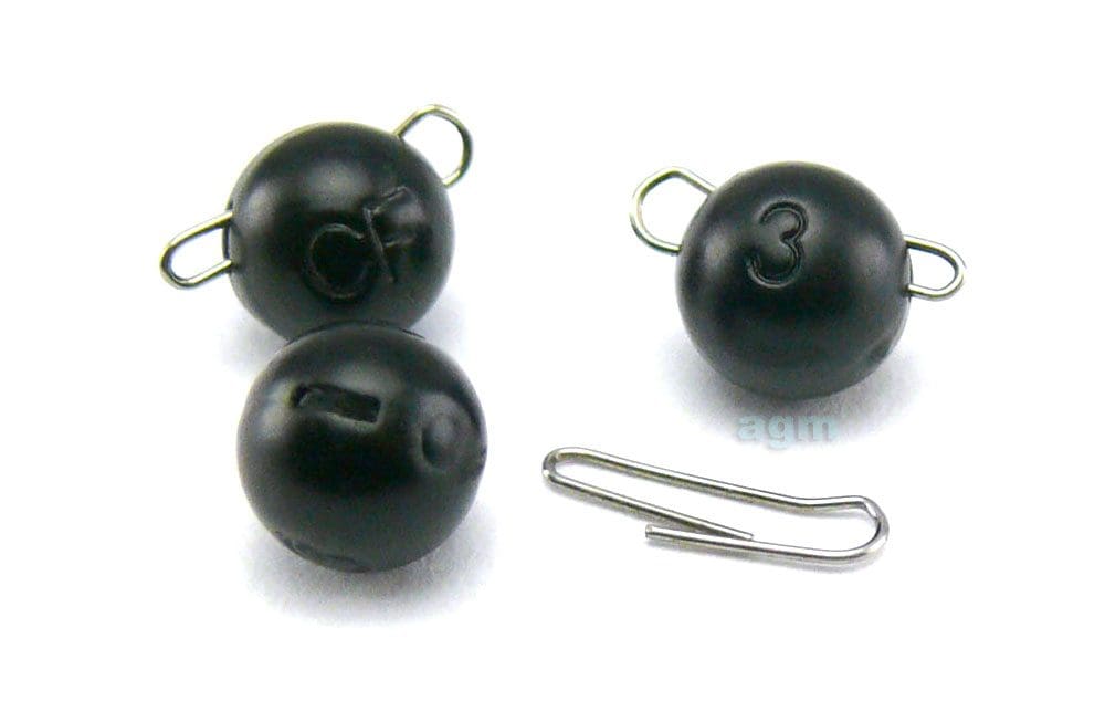 Crazy Fish Tungsten Flex Head 3G Black 3Pcs
