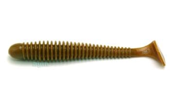 Crazy Fish 3.4in Floating Vibro Worm UV Motor Oil 5pcs