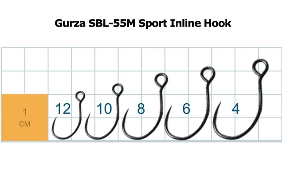 Gurza Sbl-55M Barbless Sport Inline Hook - Size 10 (8Pcs) - Image 4