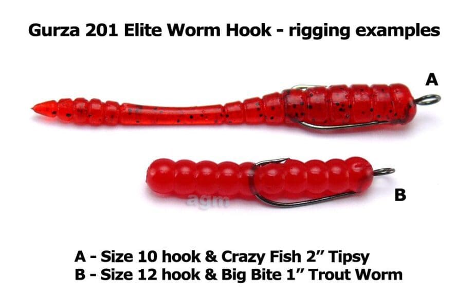 Gurza 210 Elite Worm Hook - Size 10 (6Pcs) - Image 3