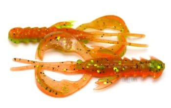 Crazy Fish 2.5in Nimble Orange Chartreuse 7pcs