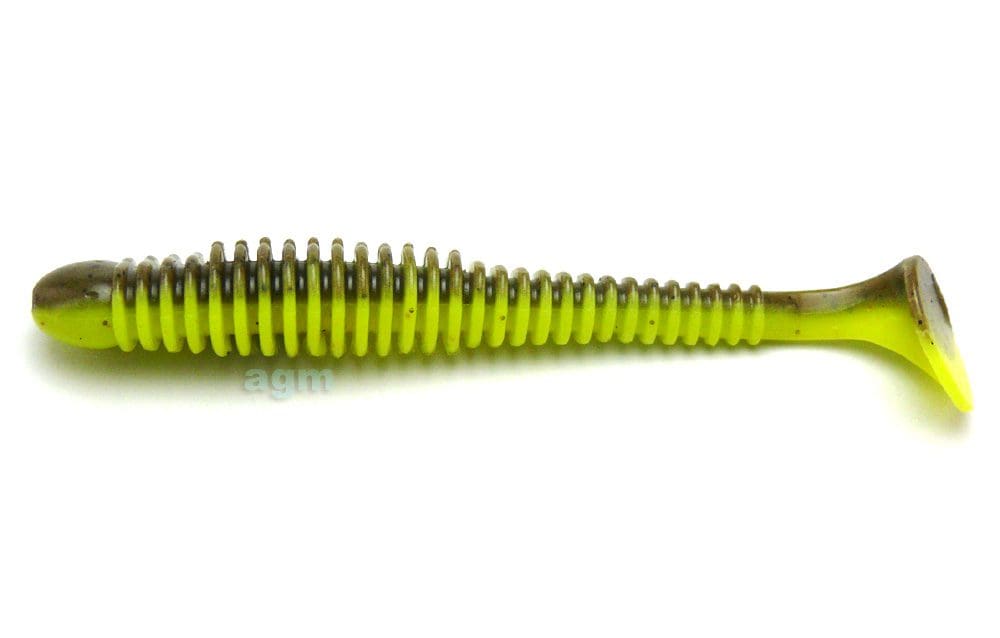 Crazy Fish 3.4In Floating Vibro Worm Caddisfly Pupa 5Pcs