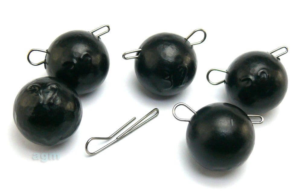 Agm Jiggle Cheb Head 32G Black 5Pcs