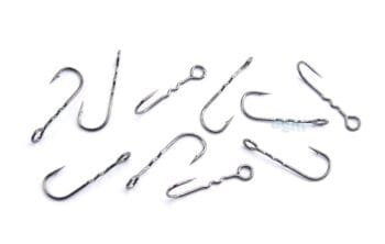 Crazy Fish Round Bend Fixative Joint Hook Size 8 10pcs