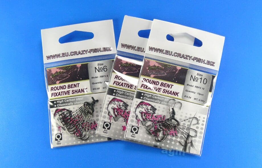 Crazy Fish Round Bend Fixative Joint Hook - Size 6 (10Pcs) - Image 3