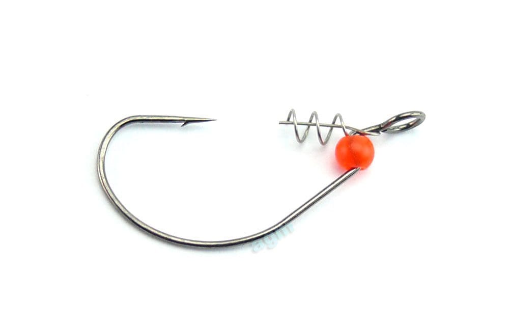 Gurza 310 Lehs Worm Hook Red Size 4 5Pcs