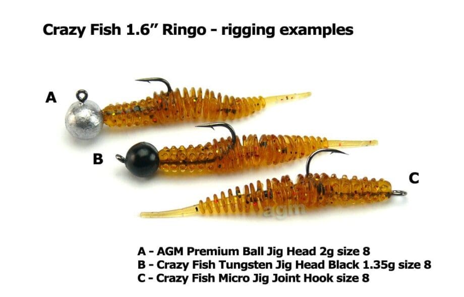 Crazy Fish 1.6&Quot; Ringo - 1 Olive (10Pcs) - Image 3