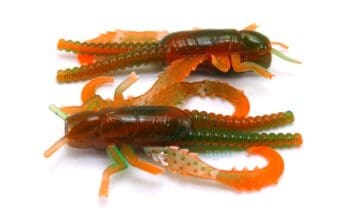Big Bite 1.5in Hopper Bug Firetiger Swirl 8pcs