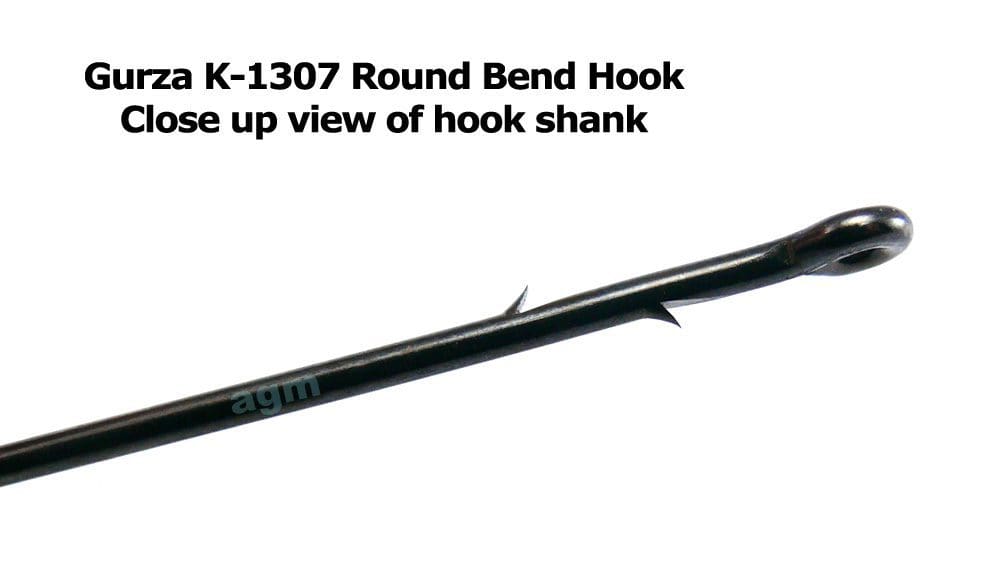 Gurza K-1307 Round Bend Hook - Size 2/0 (8Pcs) - Image 2