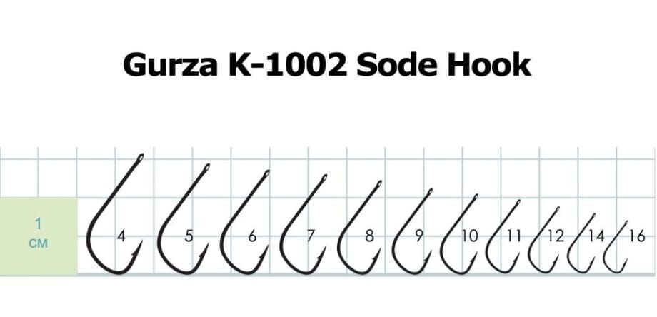 Gurza K-1002 Sode Hook - Size 16 (10Pcs) - Image 4